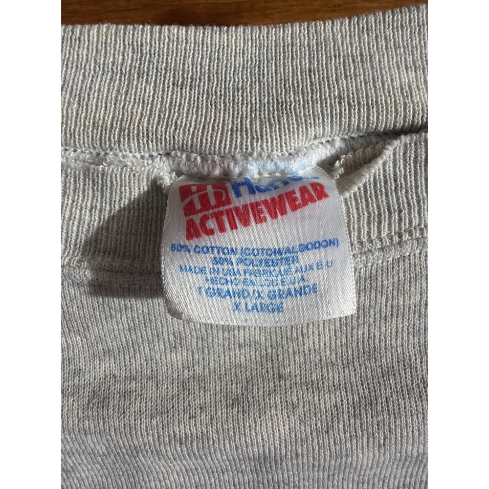 Vtg Wisconsin Badgers 1994 Rose Bowl Sweatshirt Men XL Grey Hanes Raglan USA SEE - Picture 4 of 12